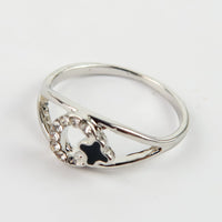 แหวนสแตนเลสสตีลเรียบหรู มีสไตล์ แหวนแฟชั่นผู้หญิง - No.567