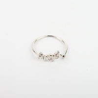 แหวนสแตนเลสสตีลเรียบหรู มีสไตล์ แหวนแฟชั่นผู้หญิง - No.588
