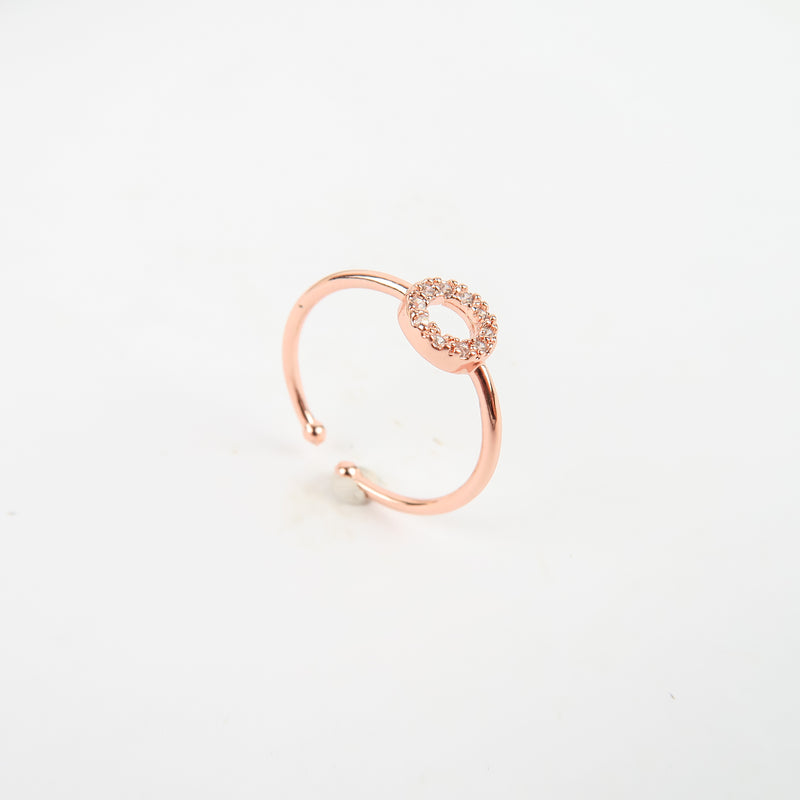 แหวนสแตนเลสสตีลเรียบหรู มีสไตล์ แหวนแฟชั่นผู้หญิง - No.5116
