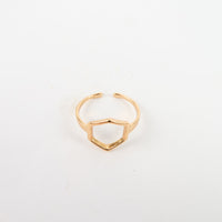 แหวนสแตนเลสสตีลเรียบหรู มีสไตล์ แหวนแฟชั่นผู้หญิง - No.5136