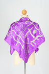 ผ้าพันคอซาตินแบบสี่เหลี่ยม - Satin Square Silk Scarf