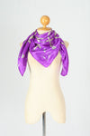 ผ้าพันคอซาตินแบบสี่เหลี่ยม - Satin Square Silk Scarf