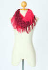 ผ้าพันคอไหมพรมทรงอินฟินิตี้ทูโทน - Warm Knit Infinity Scarf With Tassels