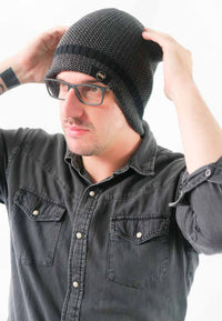 หมวกไหมพรมเเบบบุขนด้านใน - Wool Rib Beanie Hat