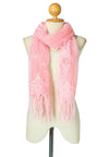 ผ้าพันคอซิลค์ - Reindeer Tassel Silk Shawl Scarf