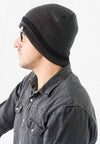 หมวกไหมพรมเเบบบุขนด้านใน - Wool Rib Beanie Hat