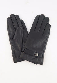 ถุงมือหนังกันหนาว - Genuine Leather Driving Gloves