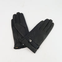 ถุงมือหนังกันหนาว - Genuine Leather Driving Gloves