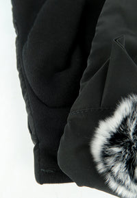 ถุงมือกันหนาว บุขนแต่งเฟอร์ - Insulated Thermal Down Gloves