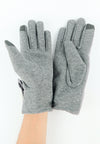 ถุงมือกันหนาว บุขนแต่งเฟอร์ - Insulated Thermal Down Gloves