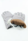 ถุงมือกันหนาว บุขนแต่งเฟอร์ - Insulated Thermal Down Gloves