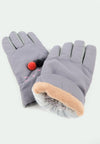 ถุงมือกันหนาว ผ้าดาวน์บุขน กันหิมะ สำหรับเด็ก  - Soft Thick Warmer Insulated Gloves for Kids