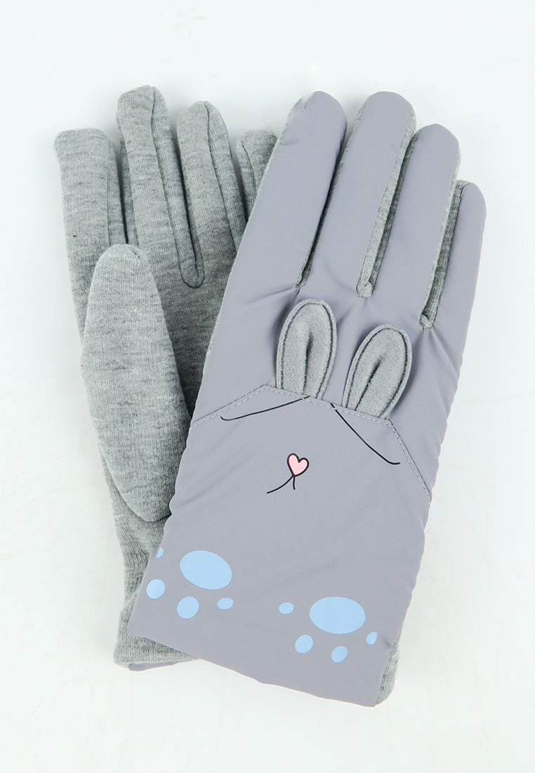 ถุงมือกันหนาว ผ้าดาวน์บุขน กันหิมะ สำหรับเด็ก - Soft Thick Warmer Insulated Gloves for Kids