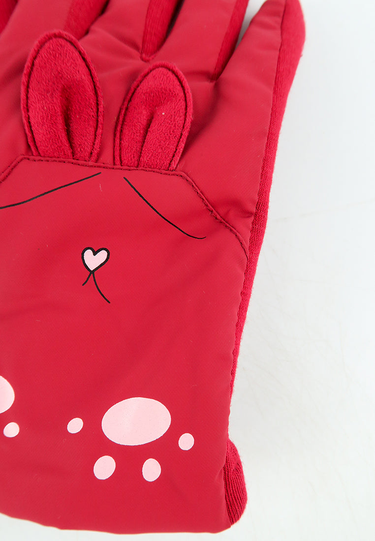 ถุงมือกันหนาว ผ้าดาวน์บุขน กันหิมะ สำหรับเด็ก - Soft Thick Warmer Insulated Gloves for Kids