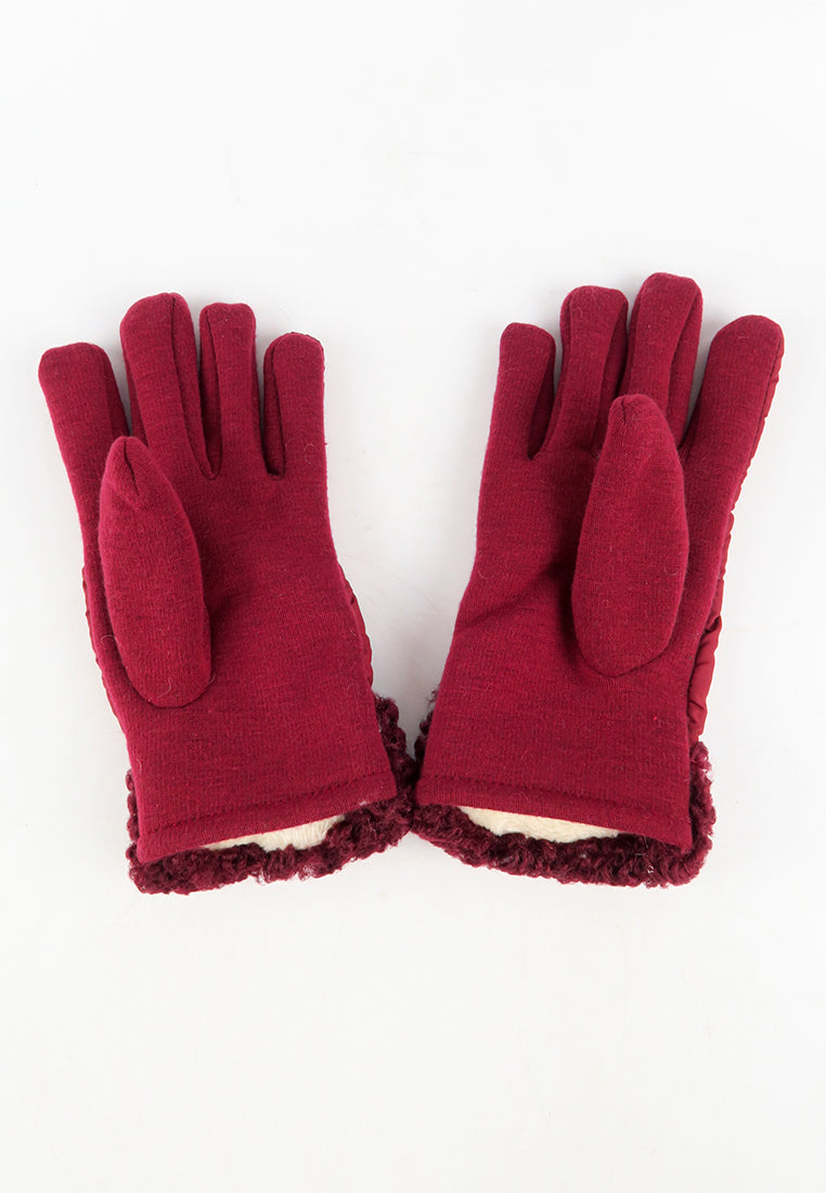 ถุงมือกันหนาว ผ้าดาวน์บุขน กันหิมะ สำหรับเด็ก - Soft Thick Warmer Insulated Gloves for Kids