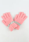 ถุงมือไหมพรม สำหรับกันหนาว เนื้อวูลหนานุ่ม - Winter Soft Acrylic Wool Kid Gloves