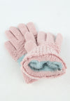 ถุงมือไหมพรม สำหรับกันหนาว เนื้อวูลหนานุ่ม - Winter Soft Acrylic Wool Kid Gloves