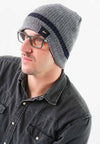 หมวกไหมพรมเเบบบุขนด้านใน - Wool Rib Beanie Hat