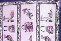 ผ้าพันคอซาตินแบบสี่เหลี่ยม - Satin Square Silk Scarf