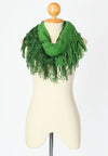 ผ้าพันคอไหมพรมทรงอินฟินิตี้ทูโทน - Warm Knit Infinity Scarf With Tassels