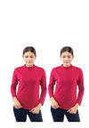 เสื้อแขนยาวลองจอนห์นฮีทเท็คกันหนาว (2 ชิ้น)  - 2 Pieces Turtleneck  Heattech Long Johns T-Shirt NO.L013-T
