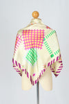 ผ้าพันคอซาตินแบบสี่เหลี่ยม - Satin Square Silk Scarf