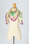 ผ้าพันคอซาตินแบบสี่เหลี่ยม - Satin Square Silk Scarf