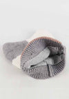 หมวกไหมพรม หมวกถักกันหนาว สำหรับเด็ก 1-2 ขวบ - Monkey Cat Ears Cap Wool Warm Beanies for Boy and Girl (1-2)Years)