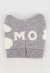 หมวกไหมพรม หมวกถักกันหนาว สำหรับเด็ก 1-2 ขวบ - Monkey Cat Ears Cap Wool Warm Beanies for Boy and Girl (1-2)Years)