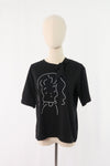 เสื้อยืดคอกลมแต่งโบว์ - Basic T-Shirt No.8026