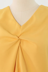 เสื้อเบลาส์คอวี - No.967
