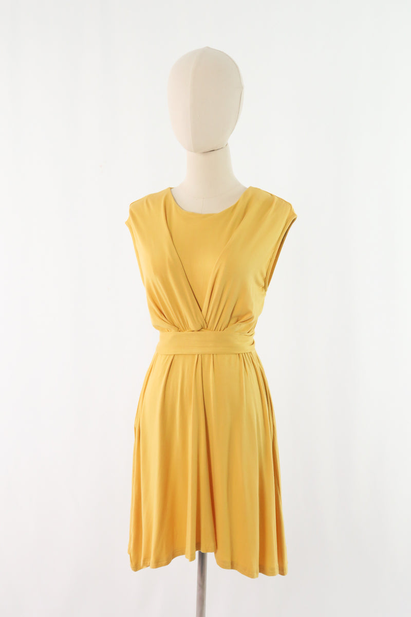 ชุดเดรสในแขนตัวไตล์ลำลอง - Casual Mini Dress No.1905