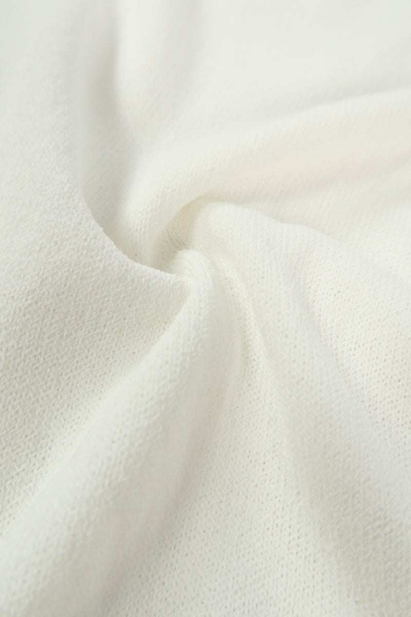 เสื้อยืดแฟชั่นสายไขว้ - Solid Cotton Cut Out T-Shirt Top