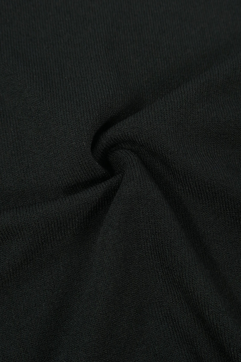 เสื้อยืดแฟชั่นสายไขว้ - Solid Cotton Cut Out T-Shirt Top