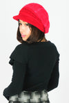 หมวกไหมพรม H-094 - Eyelash Knit Wool Hat