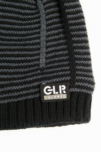 หมวกไหมพรมถักลายขวาง ด้านในบุสำหรับกันหนาว - Unisex Cable Knit Fleece Lining Knit Beanie Ski Hat