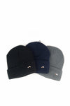 หมวกไหมพรมถัก พับขอบ สำหรับกันหนาว - Unisex Cable Knit Fleece Lining Knit Beanie Ski Hat