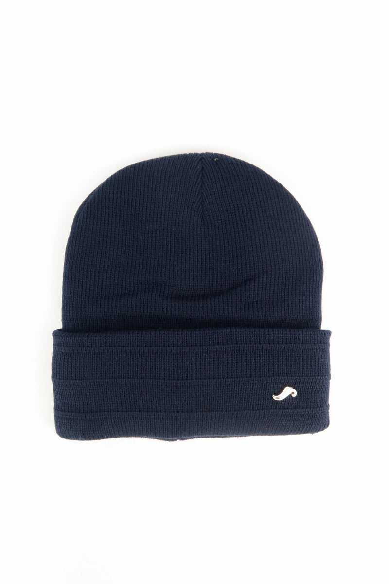 หมวกไหมพรมถัก พับขอบ สำหรับกันหนาว - Unisex Cable Knit Fleece Lining Knit Beanie Ski Hat