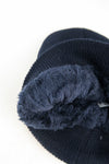 หมวกไหมพรมถัก พับขอบ สำหรับกันหนาว - Unisex Cable Knit Fleece Lining Knit Beanie Ski Hat