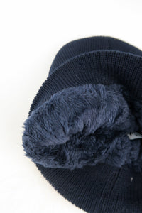 หมวกไหมพรมถัก พับขอบ สำหรับกันหนาว - Unisex Cable Knit Fleece Lining Knit Beanie Ski Hat
