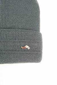 หมวกไหมพรมถัก พับขอบ สำหรับกันหนาว - Unisex Cable Knit Fleece Lining Knit Beanie Ski Hat