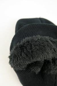หมวกไหมพรมถัก พับขอบ สำหรับกันหนาว No.91-190 - Unisex Cable Knit Fleece Lining Knit Beanie Ski Hat