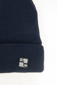 หมวกไหมพรมถัก พับขอบ สำหรับกันหนาว No.91-190 - Unisex Cable Knit Fleece Lining Knit Beanie Ski Hat