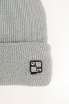 หมวกไหมพรมถัก พับขอบ สำหรับกันหนาว No.91-190 - Unisex Cable Knit Fleece Lining Knit Beanie Ski Hat