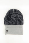 หมวกไหมพรมถัก พับขอบ สำหรับกันหนาว No.91-190 - Unisex Cable Knit Fleece Lining Knit Beanie Ski Hat