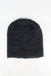 หมวกผ้าคอตตอน แต่งริ้ว ด้านในบุสำหรับกันหนาว - Stylish Unisex Knitted Beanie Hat