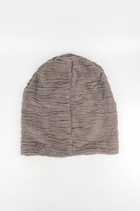 หมวกผ้าคอตตอน แต่งริ้ว ด้านในบุสำหรับกันหนาว - Stylish Unisex Knitted Beanie Hat