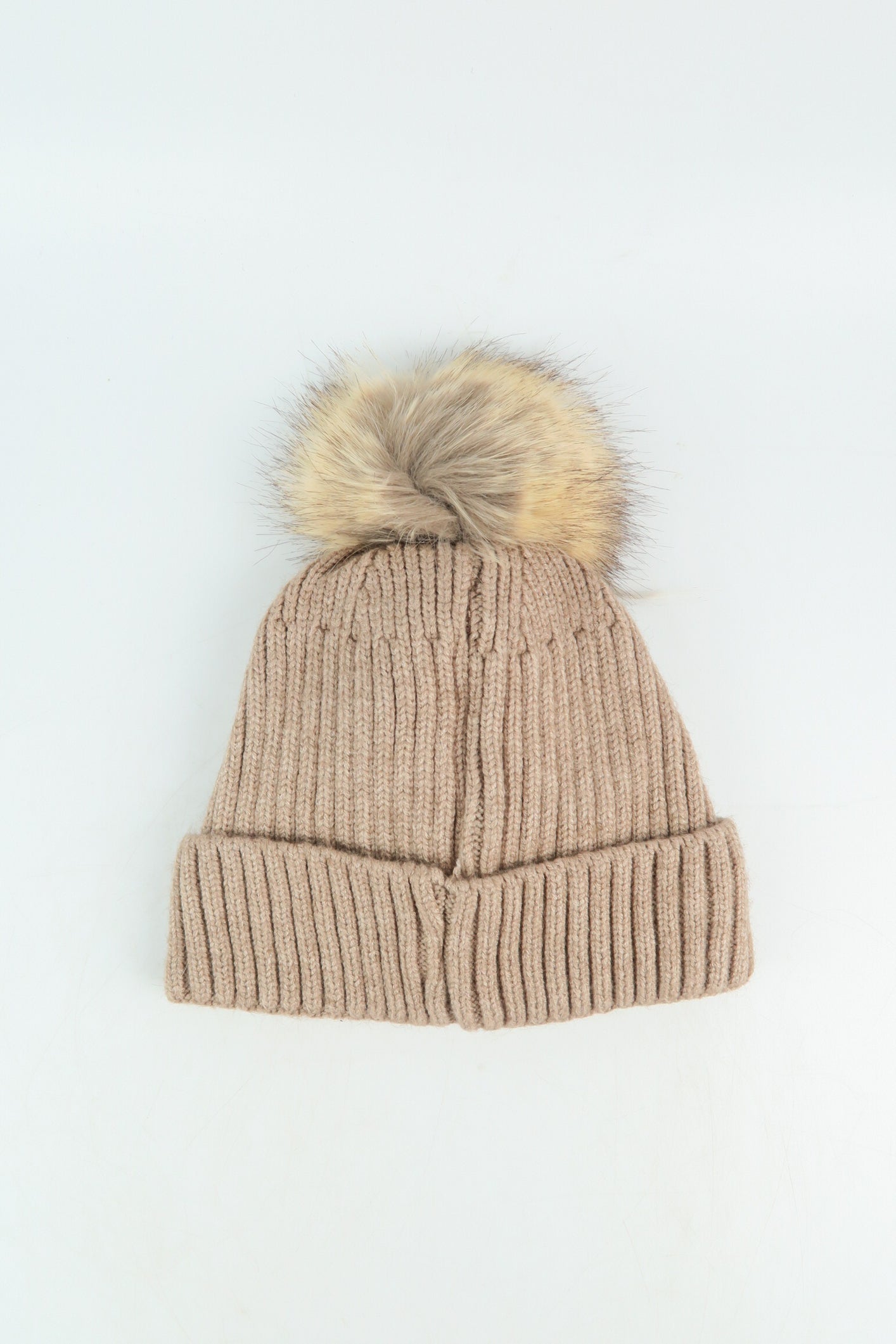 หมวกไหมพรม หมวกถักกันหนาว ทรงบินนี่ แบบบุขนด้านใน สำหรับเด็ก 1-5 ขวบ - Winter Animal Kids Warm Cat Ears Beanie Knitted Fleece Lined Hat (1-5 Years)