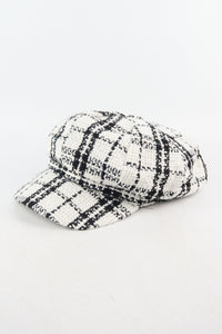 หมวกแฟชั่นผ้าทวีตทรง Cabbie No.203  - Cotton Newsboy Gatsby Apple Cabbie Cap