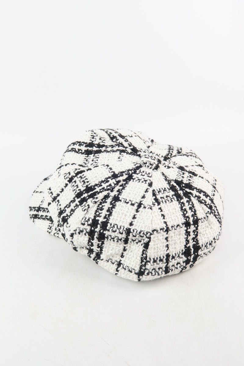 หมวกแฟชั่นผ้าทวีตทรง Cabbie No.203  - Cotton Newsboy Gatsby Apple Cabbie Cap